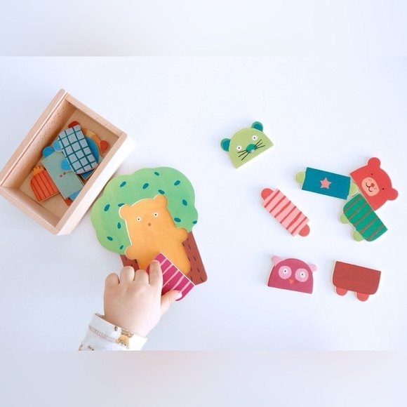 Djeco - Wooden Mix 'n Match Animal Puzzles - Picture 9 of 13
